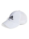 Embroidered Logo Lightweight Ball Cap White - ADIDAS - BALAAN 1