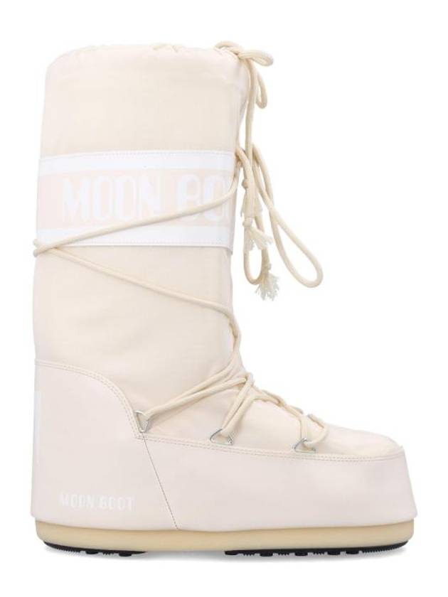 Logo Snow Winter Boots Cream - MOON BOOT - BALAAN 1