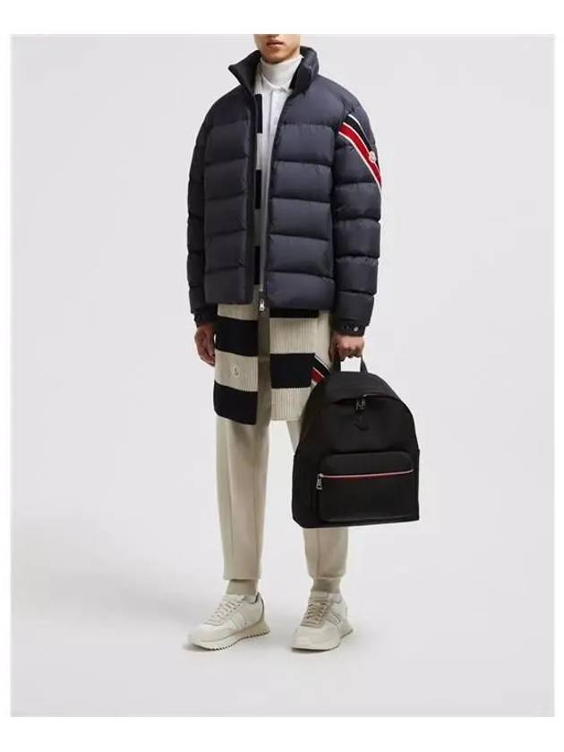 Men s Solayan short down padding navy blue - MONCLER - BALAAN 8