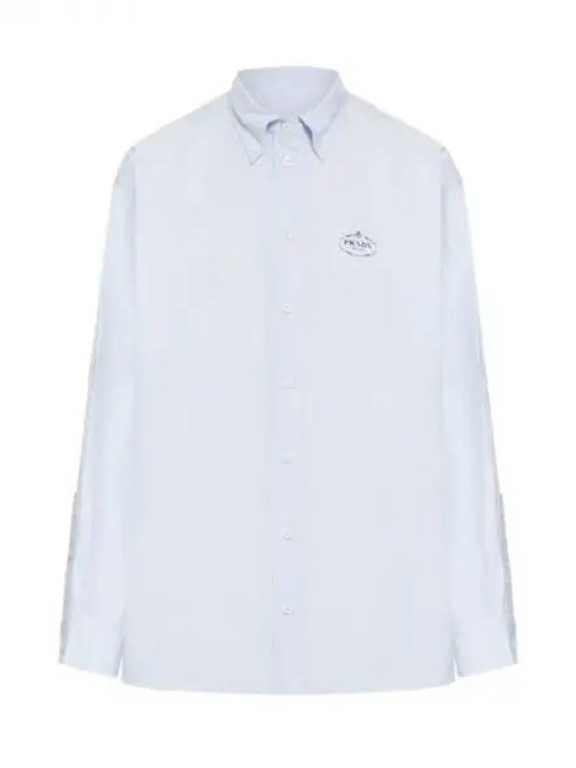 Chest logo oxford shirt 271629 - PRADA - BALAAN 1