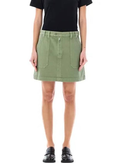 Sarah Short A-line Skirt Green - A.P.C. - BALAAN 2