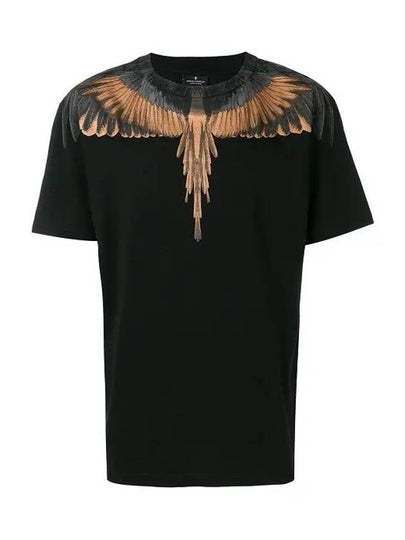 Marcelo Bullon Double Wing Round Short Sleeve Tee CMAA018R19001018 - MARCELO BURLON - BALAAN 2