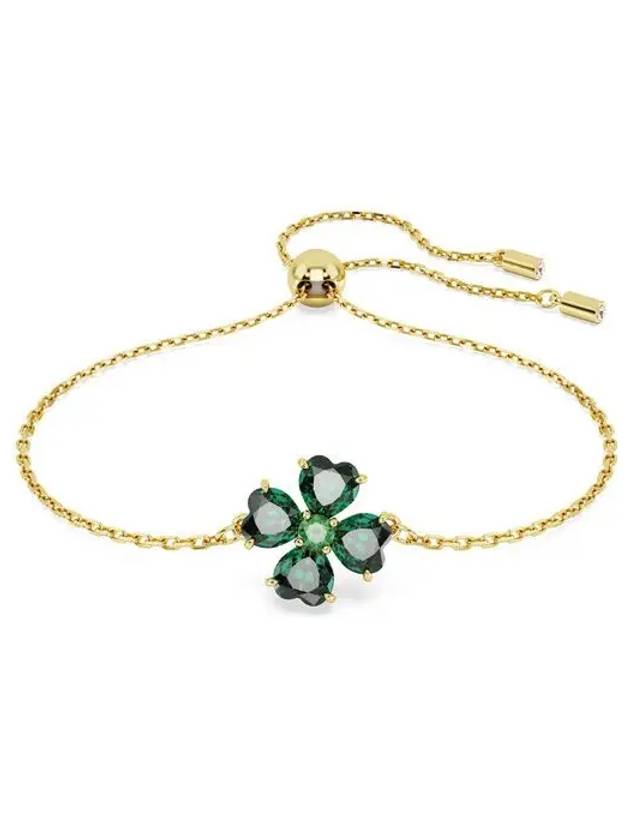 Idyllia Clover Charm Bracelet Gold Green - SWAROVSKI - BALAAN 2