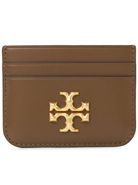 Eleanor Card Wallet Brown - TORY BURCH - BALAAN 2