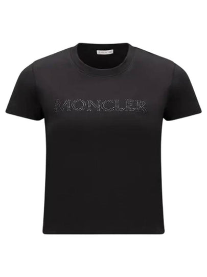 23FW Logo Short Sleeve TShirt 8C00014 829HP 999 - MONCLER - BALAAN 2