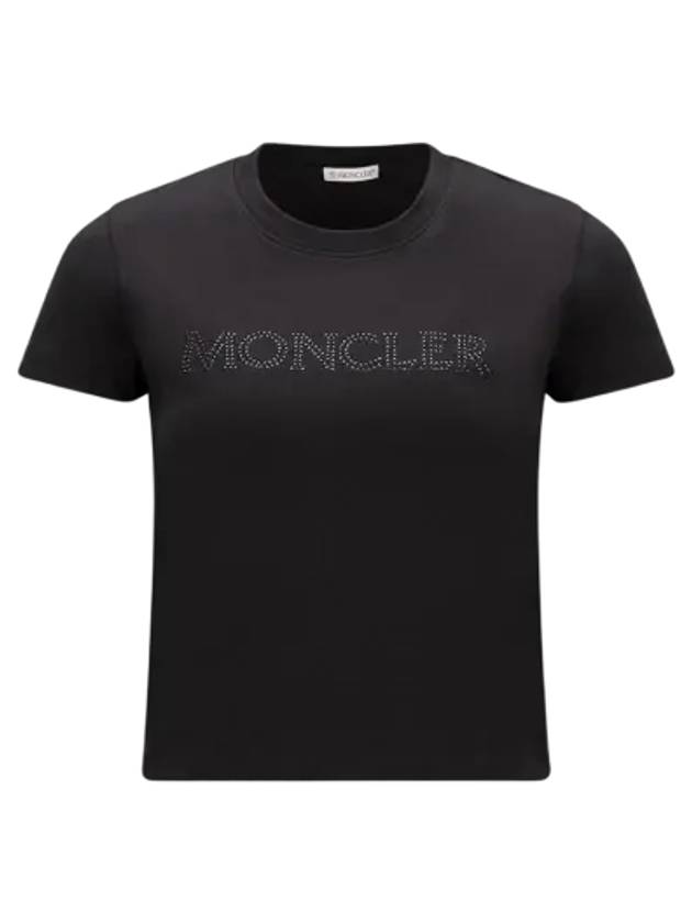 23FW Logo Short Sleeve TShirt 8C00014 829HP 999 - MONCLER - BALAAN 1