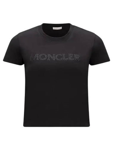 23FW Logo Short Sleeve TShirt 8C00014 829HP 999 - MONCLER - BALAAN 1