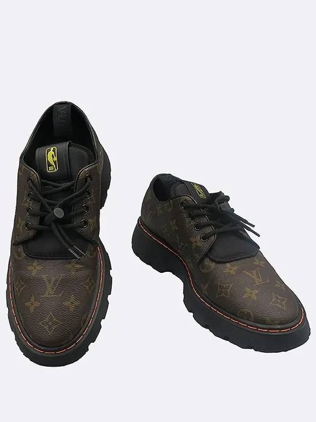 1A904C Monogram Canvas Bold Derby Men s Shoes NBA LV Collection 265MM - LOUIS VUITTON - BALAAN 2