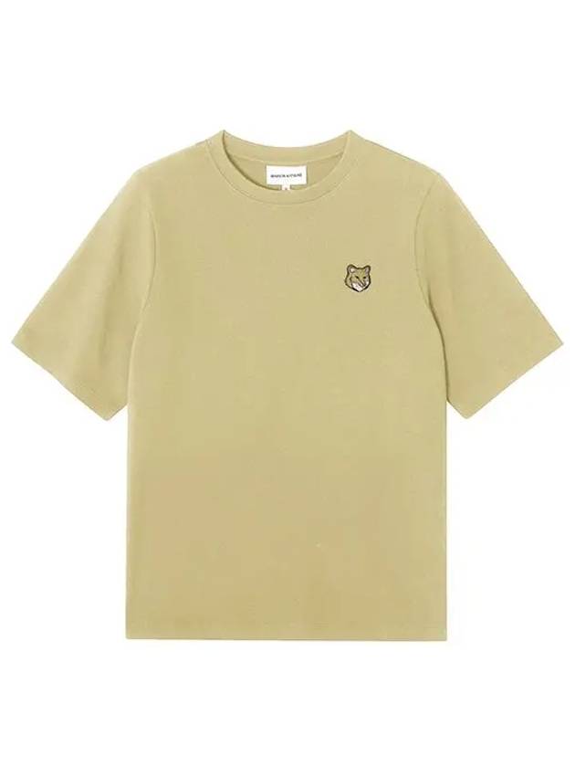 Bold Fox Head Patch Comfort Short Sleeve T-Shirt Dark Beige - MAISON KITSUNE - BALAAN 2