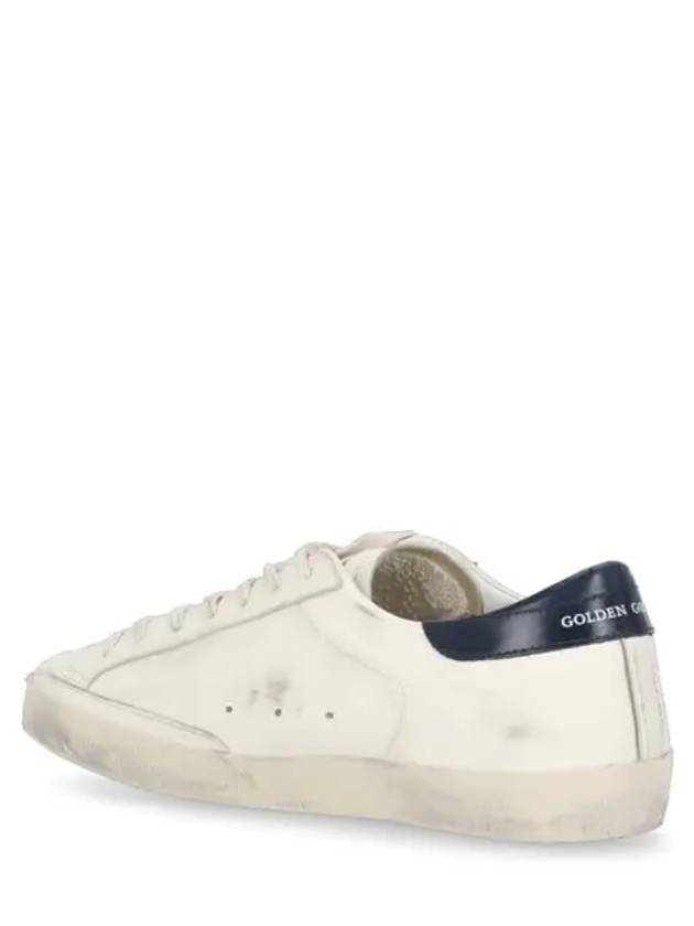 Superstar Beige Night Blue Heel Tab Sneakers - GOLDEN GOOSE - BALAAN 5