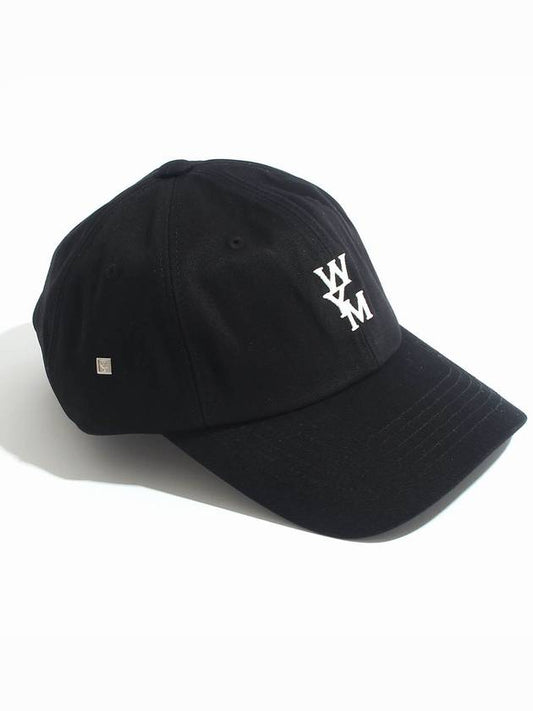 Embroidered Logo Cotton Ball Cap Black - WOOYOUNGMI - BALAAN 2