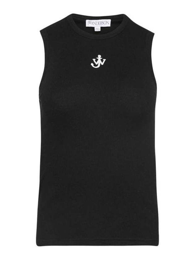 Anchor Embroidery Sleeveless Black - JW ANDERSON - BALAAN 2