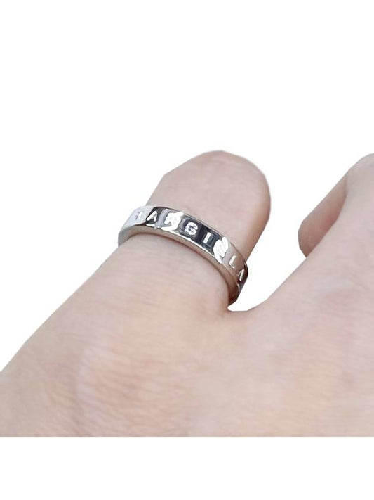 Minimal Logo Ring Silver - MAISON MARGIELA - BALAAN 2