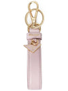 Saffiano Small Logo Charm Key Holder Alabaster Pink - PRADA - BALAAN 2