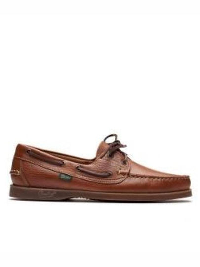 Barth Leather Boat Loafers Brown - PARABOOT - BALAAN 2