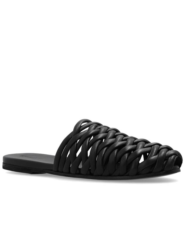 Marsell ‘Steccoblocco’ Woven Slides, Women's, Black - MARSELL - BALAAN 4