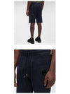 Men's Lens Wappen Bermuda Shorts Navy - CP COMPANY - BALAAN 6