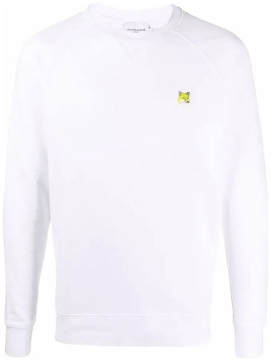 Monochrome Fox Head Classic Cotton Sweatshirt White - MAISON KITSUNE - BALAAN 2