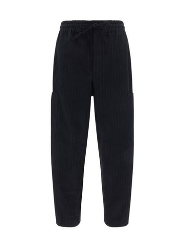 Straight Cargo Jogging Straight Pants Black - KENZO - BALAAN 1