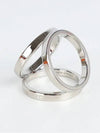 Trio Scarf Ring Silver - HERMES - BALAAN.