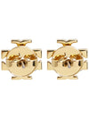 Logo Stud Earrings Gold - TORY BURCH - BALAAN 6