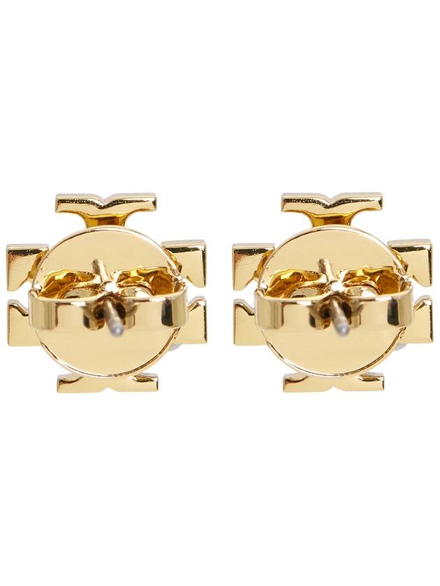 Logo Stud Earrings Gold - TORY BURCH - BALAAN 6