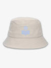 Haley Embroidered Logo Bucket Hat Ivory - ISABEL MARANT - BALAAN 2