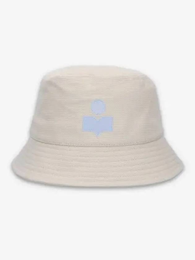 Haley Embroidered Logo Bucket Hat Ivory - ISABEL MARANT - BALAAN 2