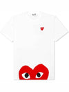 24SS Red Wappen Logo Print TShirt AZ T034 051 1 - COMME DES GARCONS - BALAAN 1