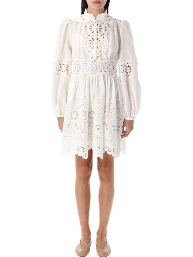 Zimmermann Acacia Broderie Mini Dress - ZIMMERMANN - BALAAN 1