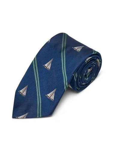 sailing silk tie blue - POLO RALPH LAUREN - BALAAN 1