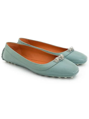 Medor flat shoes 36 5 CL silver 4HA0756 - HERMES - BALAAN 1