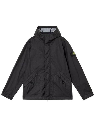 Membrana 3L TC Hooded Jacket Black - STONE ISLAND - BALAAN 2