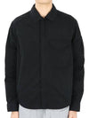 Chrome-R Zip-Up Over Long Sleeve Shirt Black - CP COMPANY - BALAAN 3