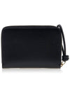 Around Zipper Leather Half Wallet Black - JIL SANDER - BALAAN 4