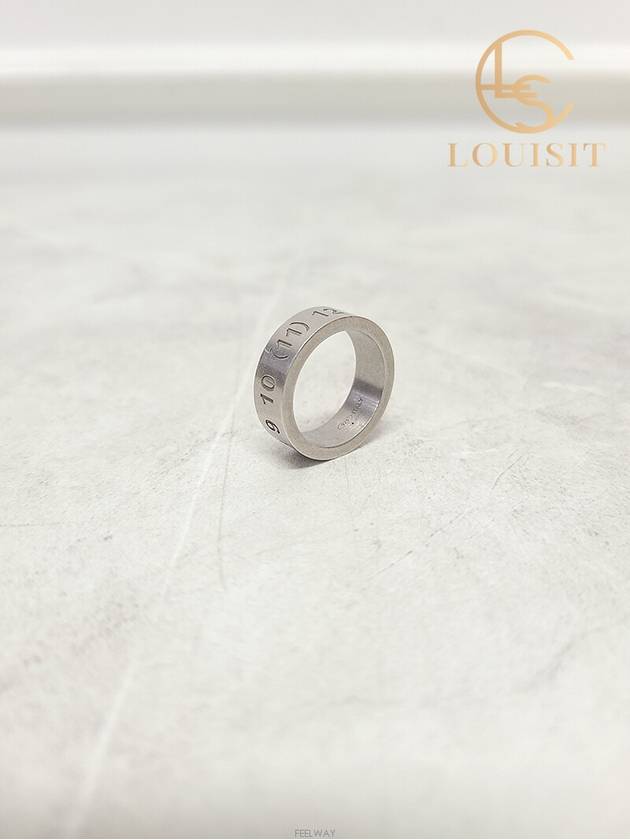 Used luxury goods Lewis It 3 Silver numeric numbering ring - MAISON MARGIELA - BALAAN 3