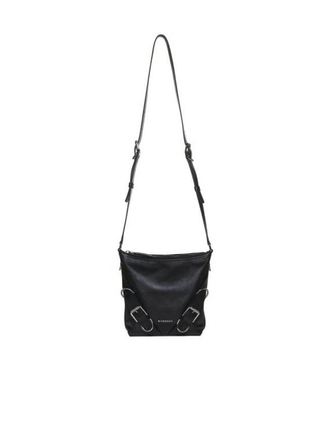 Voyou Buckle Calfskin Cross Bag Black - GIVENCHY - BALAAN 1