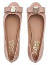 Salvatore Barina Patent Ballerina Pink - SALVATORE FERRAGAMO - BALAAN.