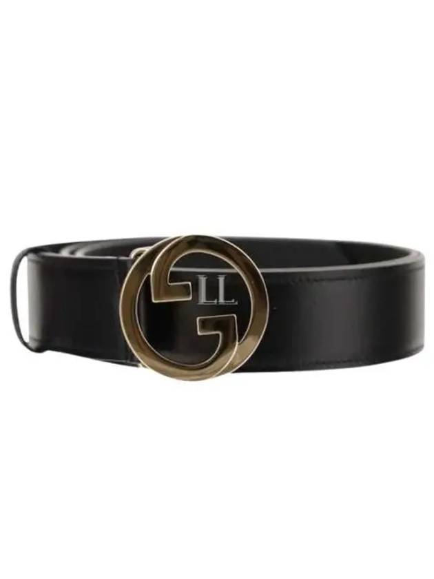 Blondie Leather Belt Black - GUCCI - BALAAN 2