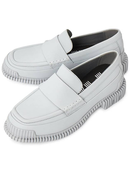 Women's Fix Leather Loafers Grey - CAMPER - BALAAN 2