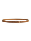 Women's Pop H 15mm Leather Belt Brown - HERMES - BALAAN 1