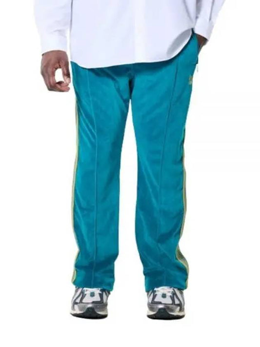 narrow track pants turquoise - NEEDLES - BALAAN 2