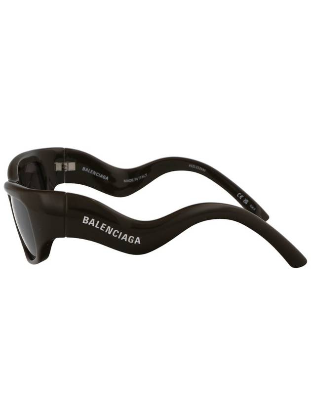 Eyewear Rectangle Frame Sunglasses Brown - BALENCIAGA - BALAAN 4