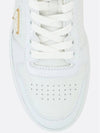 Downtown Bold Leather Sneakers White - PRADA - BALAAN 5