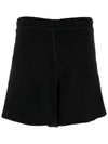 Logo Cotton Shorts Black - GANNI - BALAAN 3