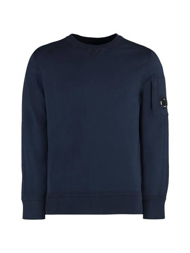 Lens Wappen Sweatshirt Blue - CP COMPANY - BALAAN 1