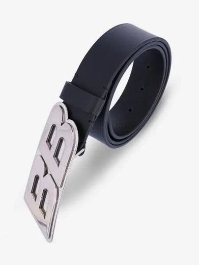 Moto Logo Leather Belt Black - BALENCIAGA - BALAAN 2