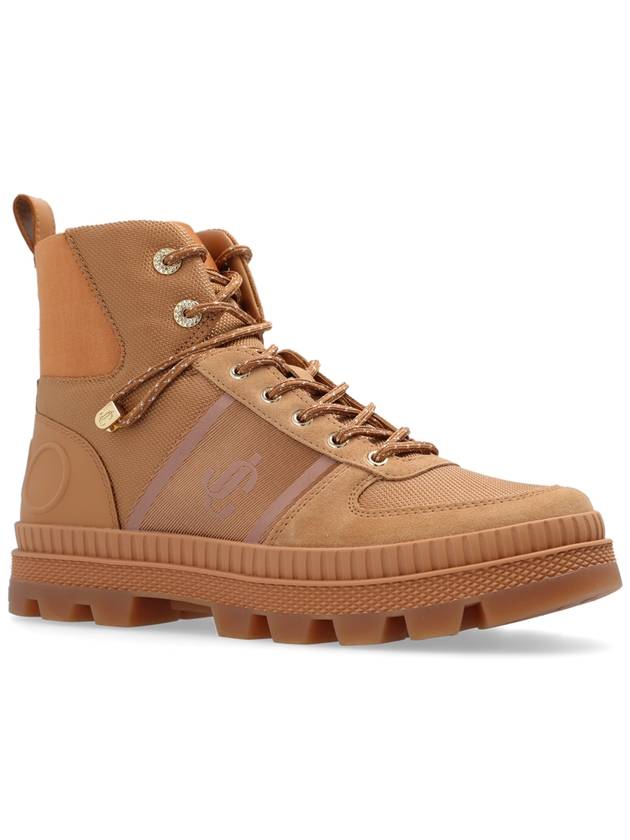 Jimmy Choo ‘Normandy’ High-top Sneakers, Women's, Brown - JIMMY CHOO - BALAAN 4