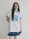 Blow Wind Print T Shirt_White_W - KINETO - BALAAN 1