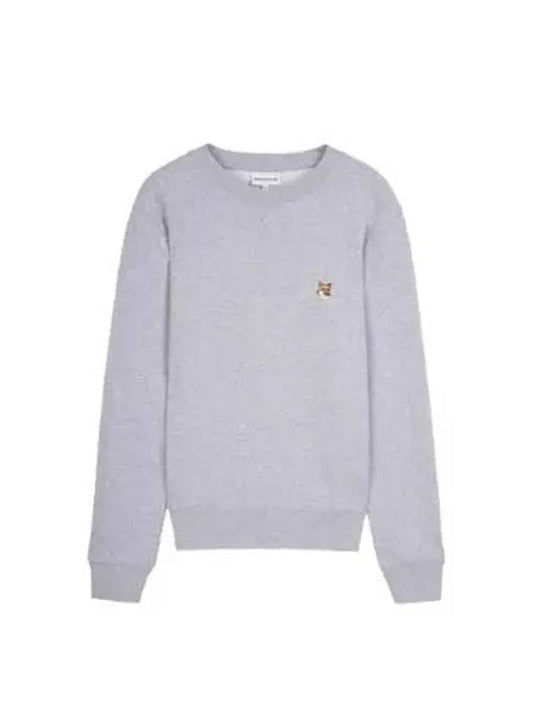 Fox Head Patch Regular Sweatshirt Light Grey Melange - MAISON KITSUNE - BALAAN 2